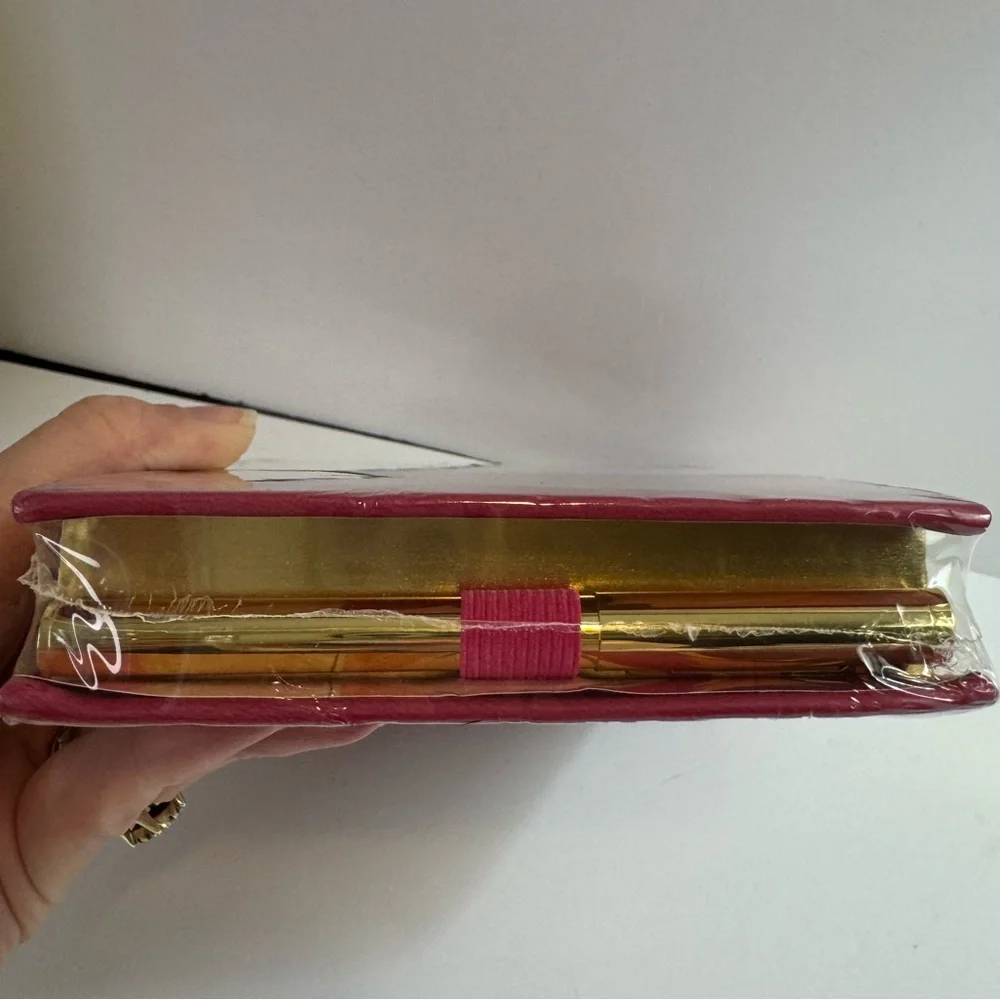 Papyrus Burgundy Note Pad with Pen